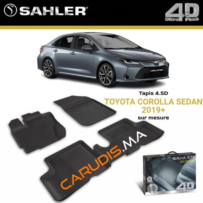 Tapis 4.5D Toyota Corolla Sedan sur mesure exacte sans odeur antidérapant