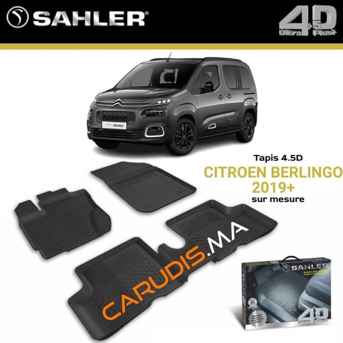 Tapis 4.5D Citroën Berlingo sur mesure exacte sans odeur imperméable antidérapant