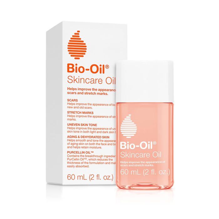 Bio-Oil Skincare Huile corporelle, Vitamine E, Sérum pour cicatrices et vergetures, Hydratant visage et corps, 60ml, Tous types de p