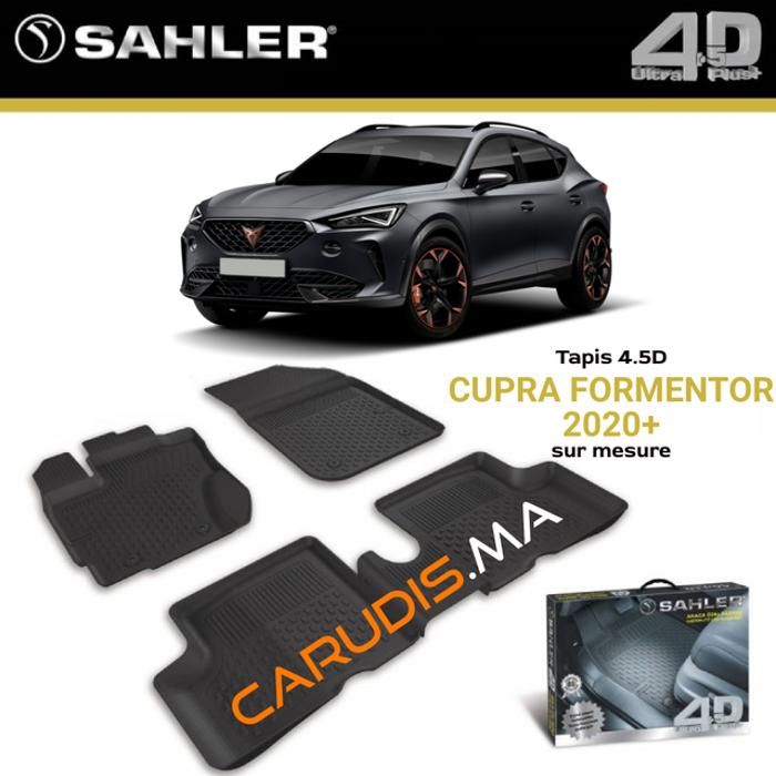 Tapis 4.5D Cupra Formentor sur mesure exacte sans odeur imperméable antidérapant