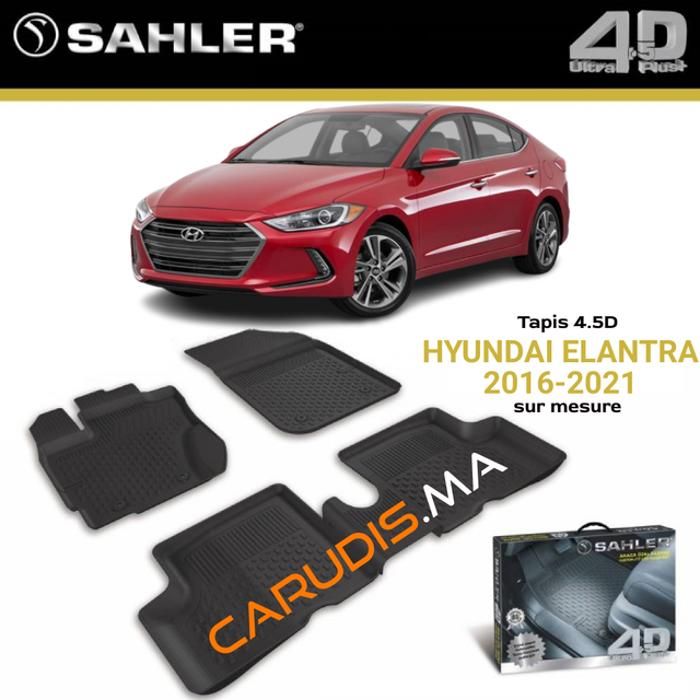 Tapis 4.5D Hyundai Elantra sur mesure exacte sans odeur imperméable antidérapant