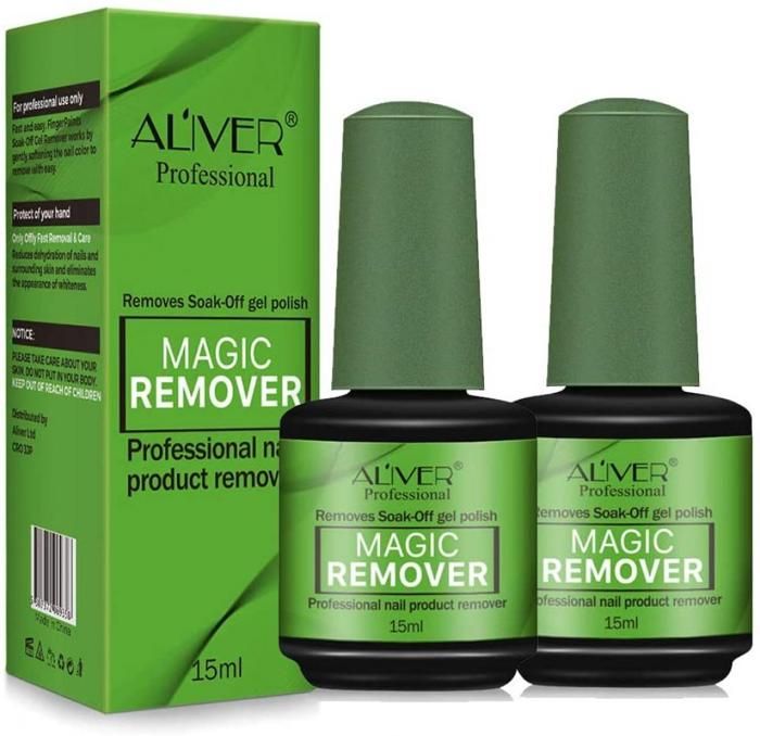 Aliver Professional Magic Soak-Off Dissolvant de vernis à ongles en gel 15 ml