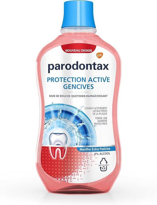 Parodontax Bain de Bouche Protection Active Quotidien 500 ml