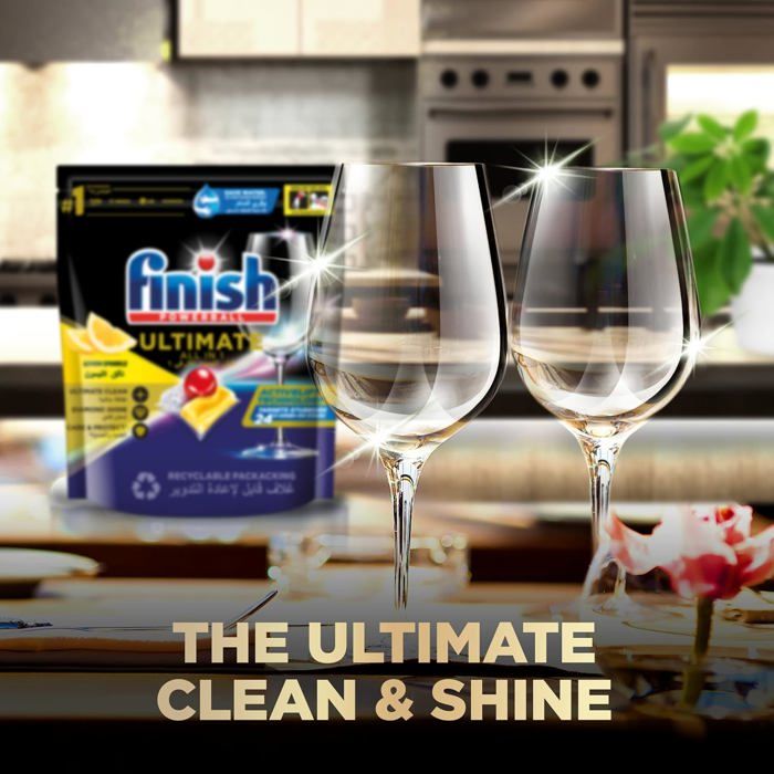 Finish powerball Ultimate tout en 1, 35 capsules, citron