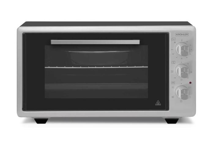 Four electrique Kröhler 45L - Double Vitre- Ventilation-Gris