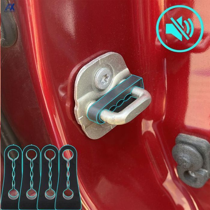 4Pcs Amortisseur du port vocal tampon de verrouillage du port, cliquetis insonorisé sceau deadener