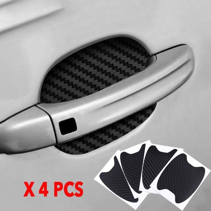x4 Autocollant anti-rayures pour poignée de voiture