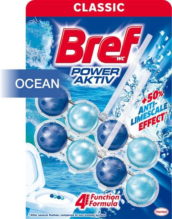 BREF nettoyant wc - Power Aktiv 2×50g