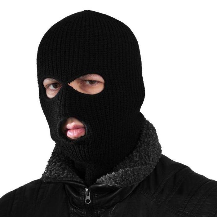 Cagoule 3 trous Masque en tricot anti froid