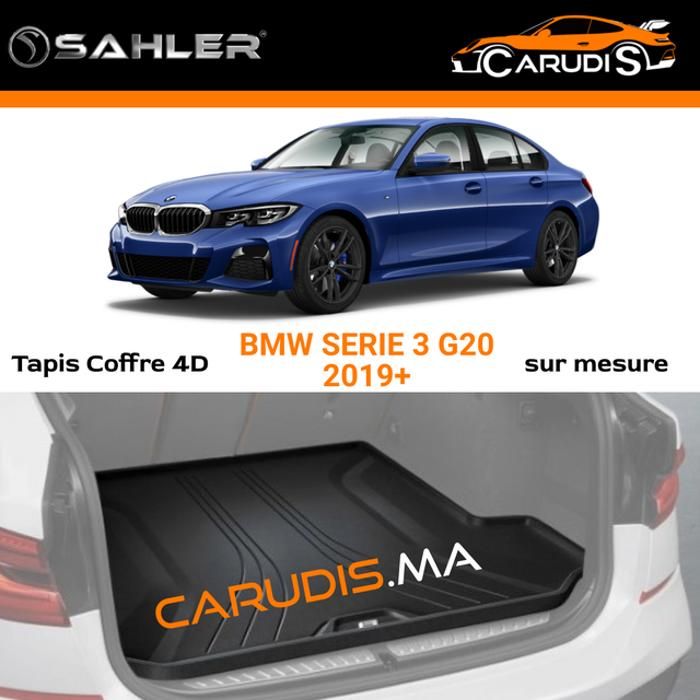 Tapis coffre 4D - SAHLER - Dimension adaptée à BMW Série 3 G20 - Imperméable - Antidérapant (Visuel Générique)