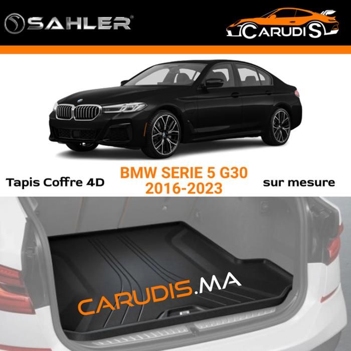 Tapis coffre 4D BMW Série 5 G30 sur mesure sans odeur imperméable antidérapant