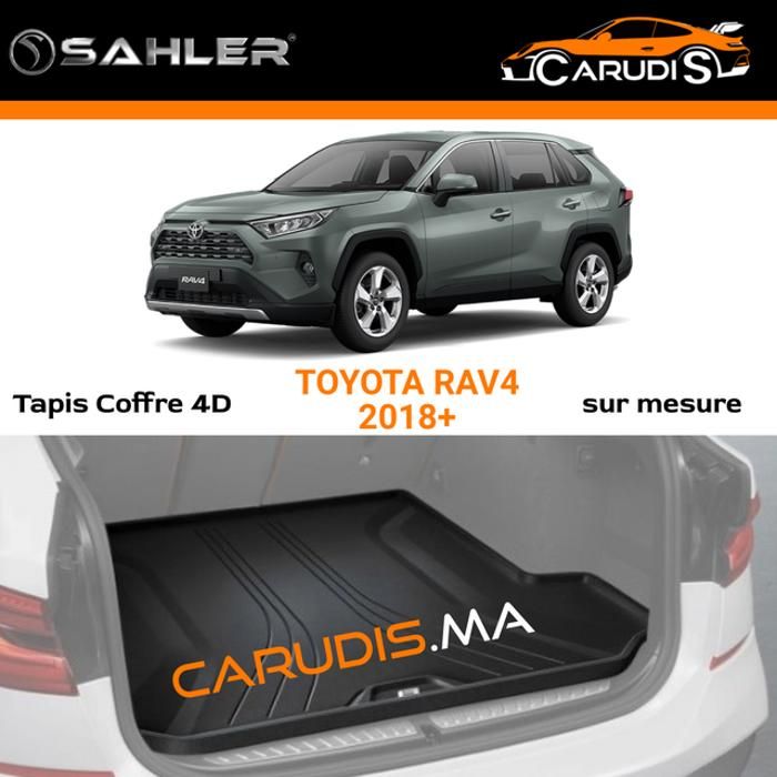 Tapis coffre 4D Toyota Rav4 sur mesure sans odeur imperméable antidérapant