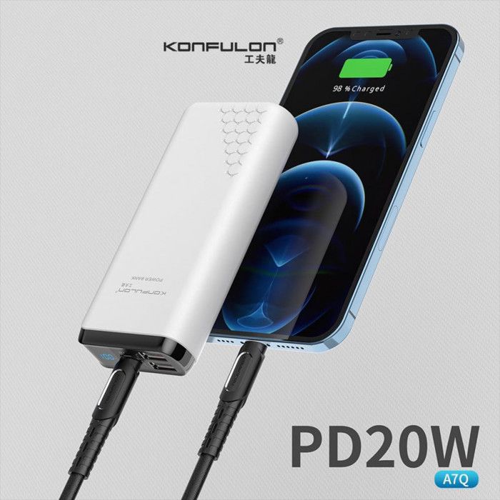 Konfulon PowerBank A7Q 20000mAh 20W PD TYPE-C