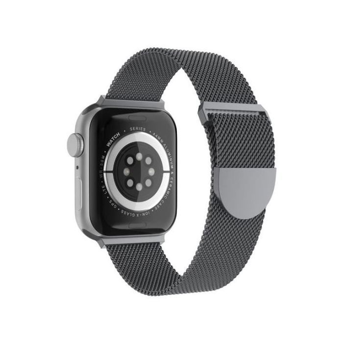 Bracelet de Montre Compatible apple watch Noir 42/44mm