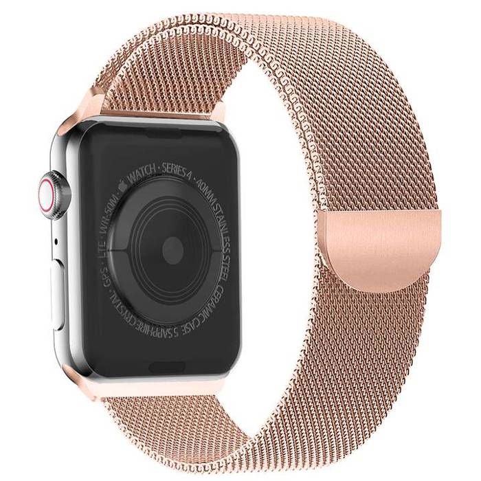 Bracelet de Montre Compatible apple watch Rose 42/44/45/49mm