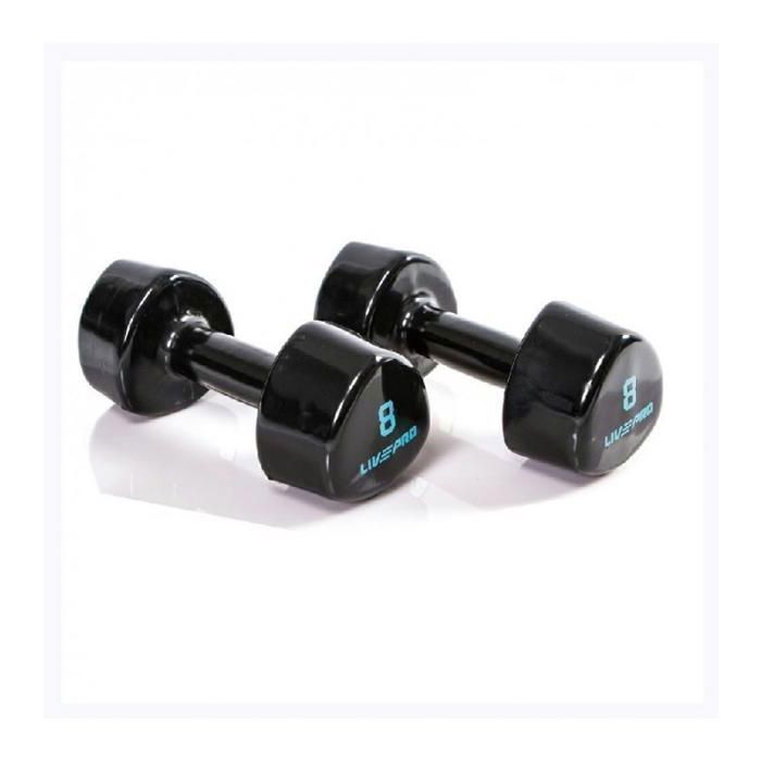 Haltères studio dumbbell 8kg - Livepro