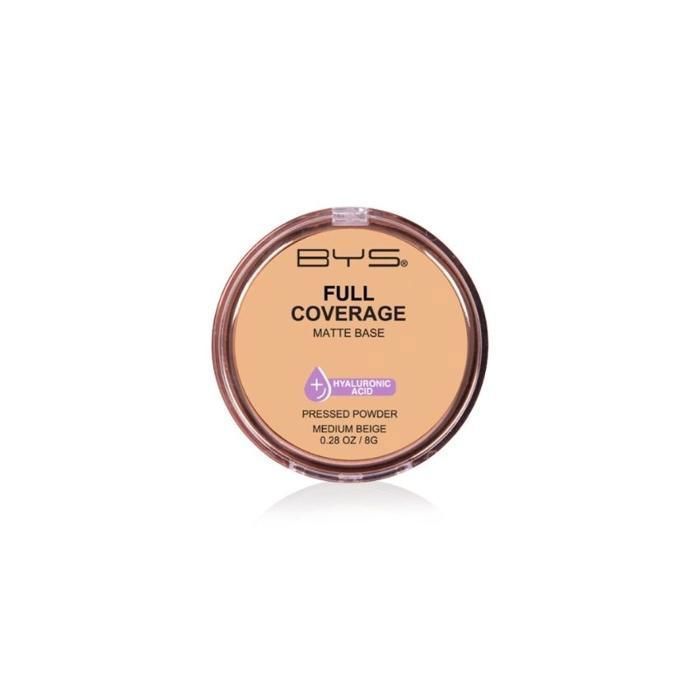 BYS - FULL COVERAGE MATTE PRESSED POWDER MEDIUM BEIGE