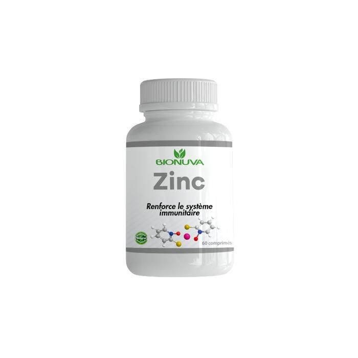 Zinc -Sulfate de Zinc- 60 comprimés