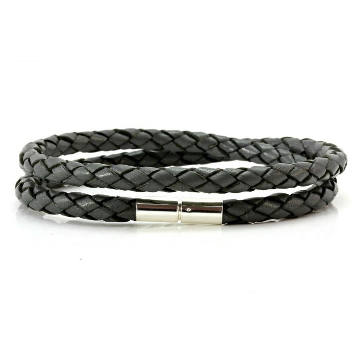 bracelet noir pour hommes femmes