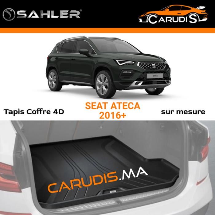 Tapis coffre 4D Seat Ateca sur mesure sans odeur imperméable antidérapant