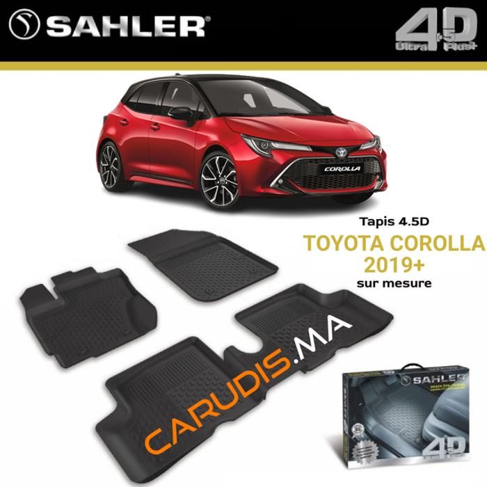 Tapis 4.5D Toyota Corolla sur mesure exacte sans odeur imperméable antidérapant