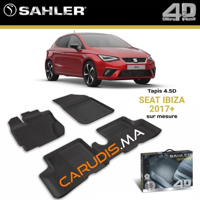 Tapis 4.5D Seat Ibiza 5 sur mesure exacte sans odeur imperméable antidérapant