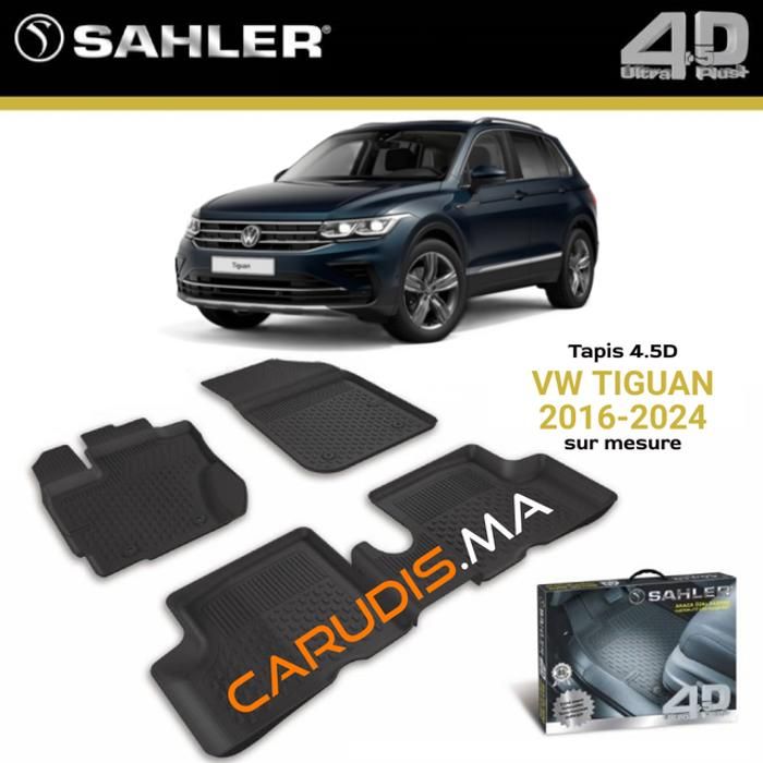 Tapis 4.5D VW Tiguan sur mesure exacte sans odeur imperméable antidérapant