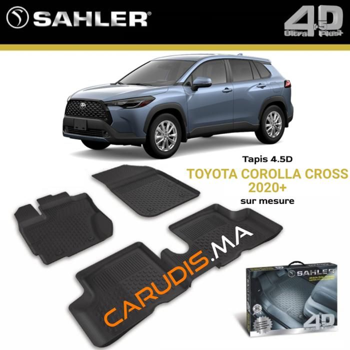 Tapis 4.5D Toyota Corolla Cross sur mesure exacte sans odeur antidérapant
