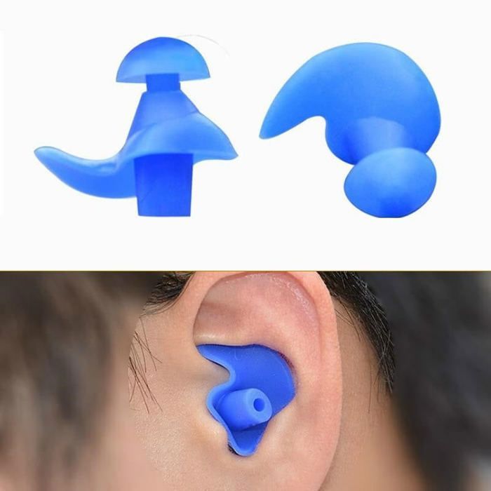 1 paire bouchons d'oreilles de natation piscine Sport plage surf