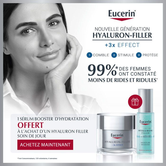 Eucerin hyalluron-filler jour Ps 50ml+Serum booster 30ml pack