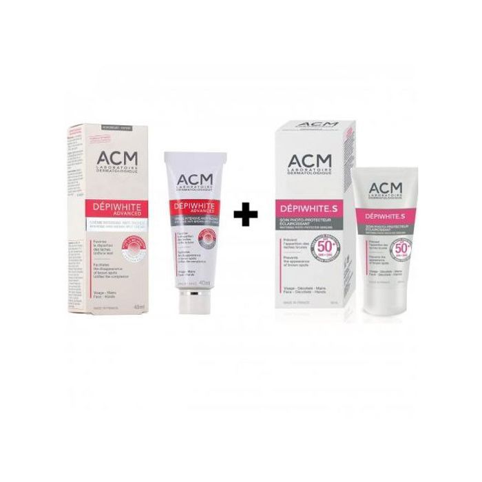 Depiwhite advanced creme 40ml+Depiwhite S spf50+ 40ml pack