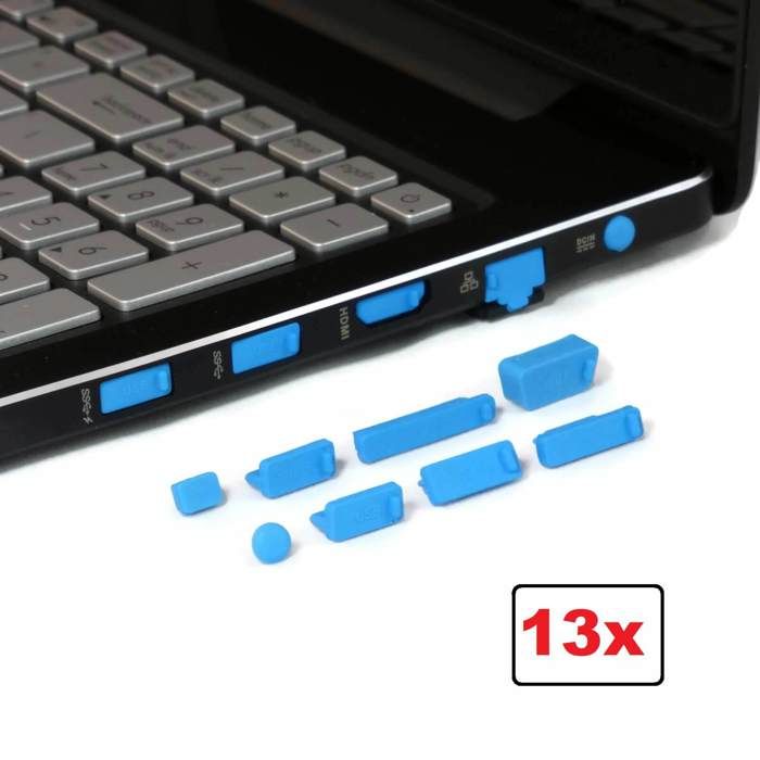 pack de 13 Pièces Anti-poussière pour protéger le PC contre la poussière et l'oxydation