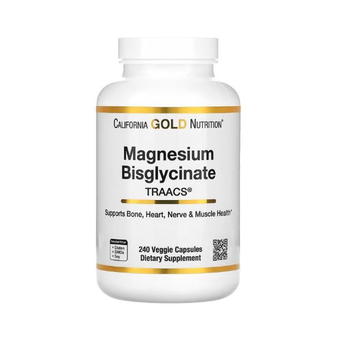 Bisglycinate de Magnésium - fonctionnement du système nerveux - 240 capsules vegetales
