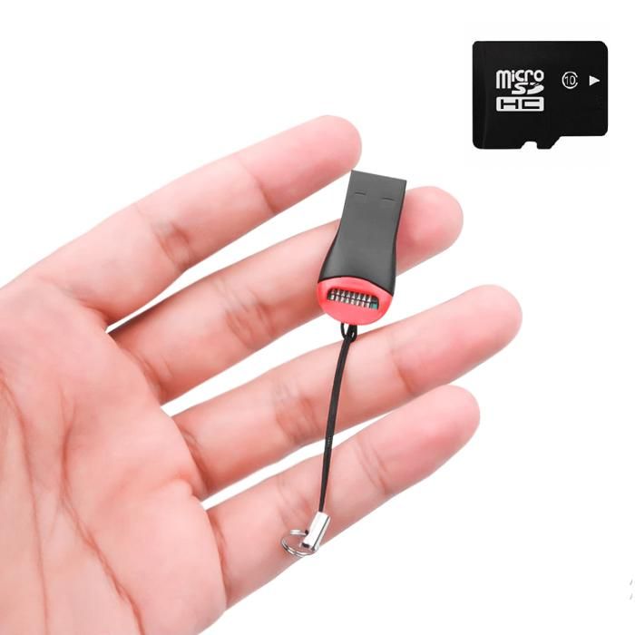 Mini Lecteur de carte mémoire Flash USB 2.0 Micro SD