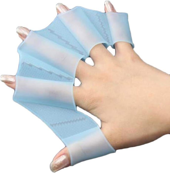 Gants Palmés - Non spécifié - Pliables - Silicone - Confortables - Bleu