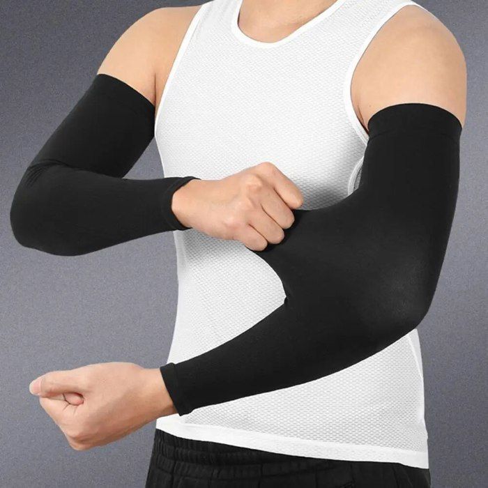2 Manches bras homme femme refroidissement Protection Solaire Sport Plein Air