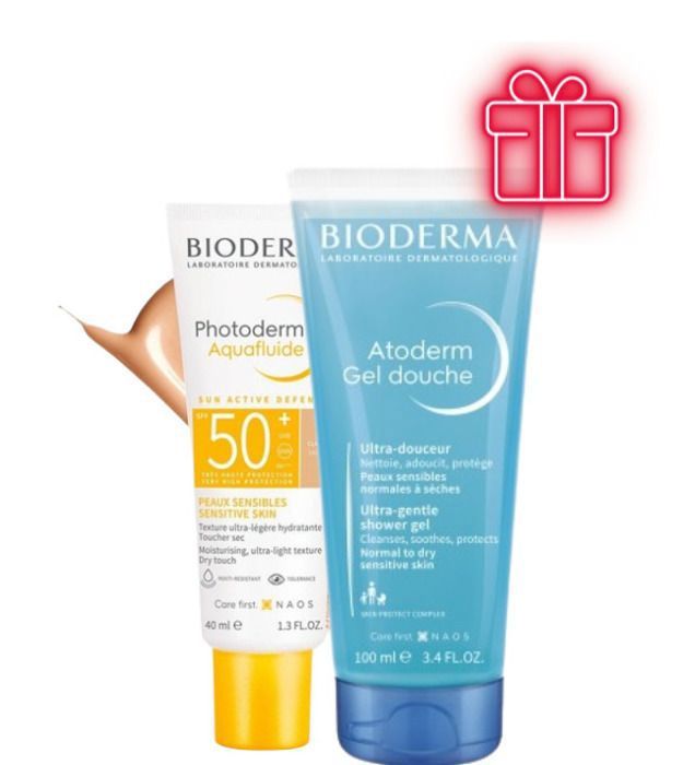 Photoderm Duo pack "Fluide max teinte claire+Atoderm gel douche "