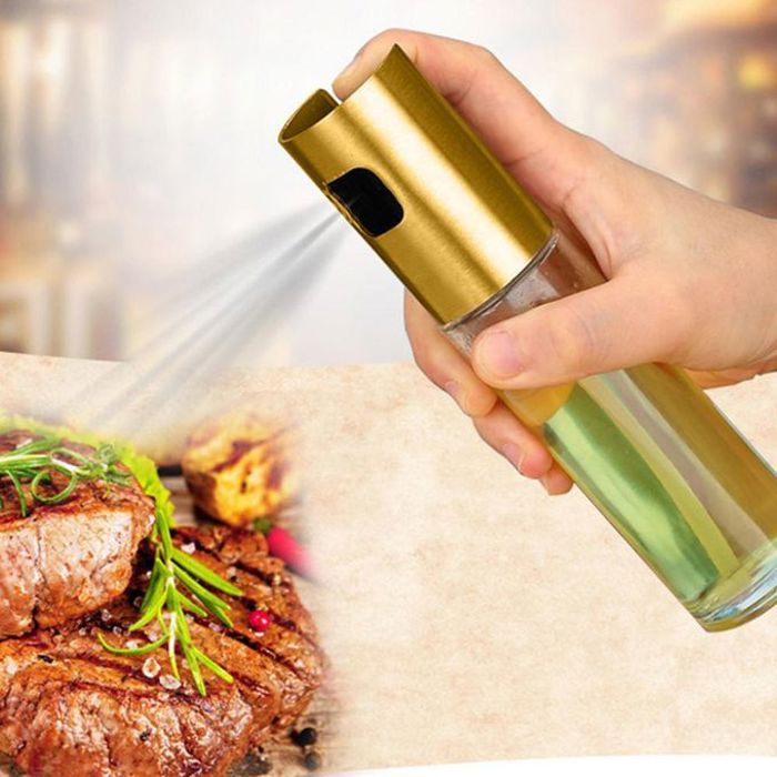 Pulvérisateur et Spray en verre, Vaporisateur d'huile, Bouteille distributeur d'huile et vinaigre