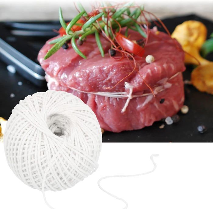 Fil de Cuisine - Cordon de Grill Blanc pour Viande, légumes et Poisson