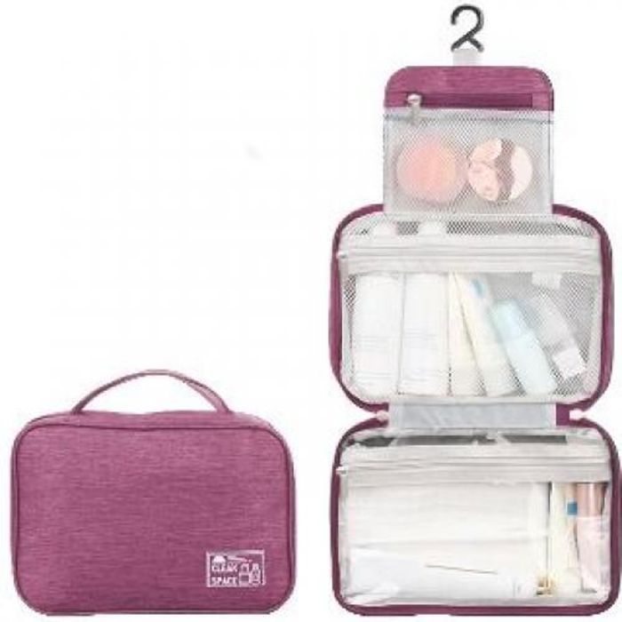 Trousse de Toilette Suspendu étanche de voyage, Sac Organisateur de Maquillage Bon Qualité