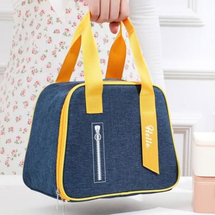 Sac à lunch isotherme Étanche De Fermeture Éclair Pour Déjeuner, Pique-Nique, Travail