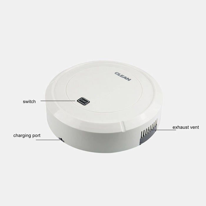 Robot aspirateur et vadrouille combiné, robot aspirateur intelligent portable avec système de détection de terrain OBS pour tapis de