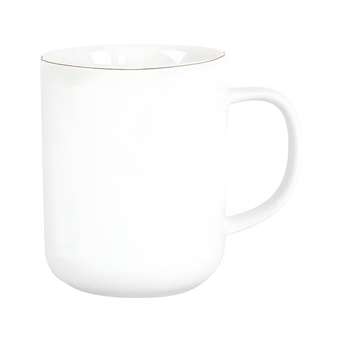 MUG AVEC BORD DORÉ 340ML