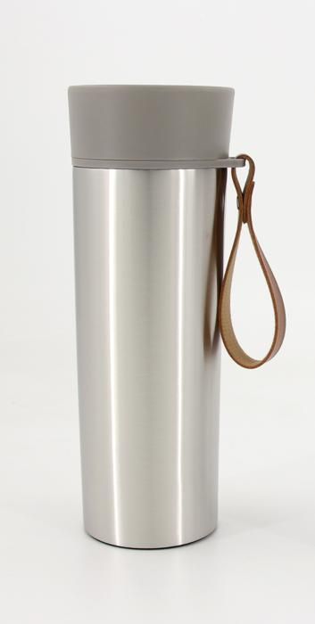 MUG DE TRANSORT ISOTHERME AVEC COUV ET bouton-poussoir 500ML TMG056