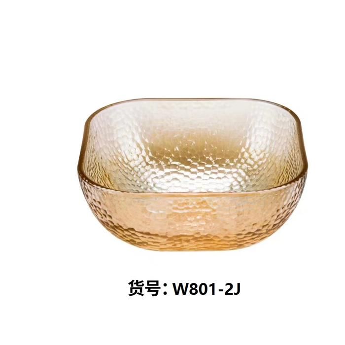 BOL EN VERRE TRANSPARENT W801-2J 13,5 CM