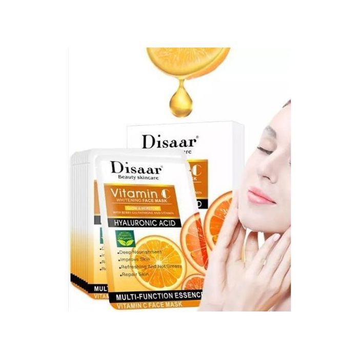 1 masque de soin du visage Disaar à haute concentration en acide hyaluronique et vitamine C
