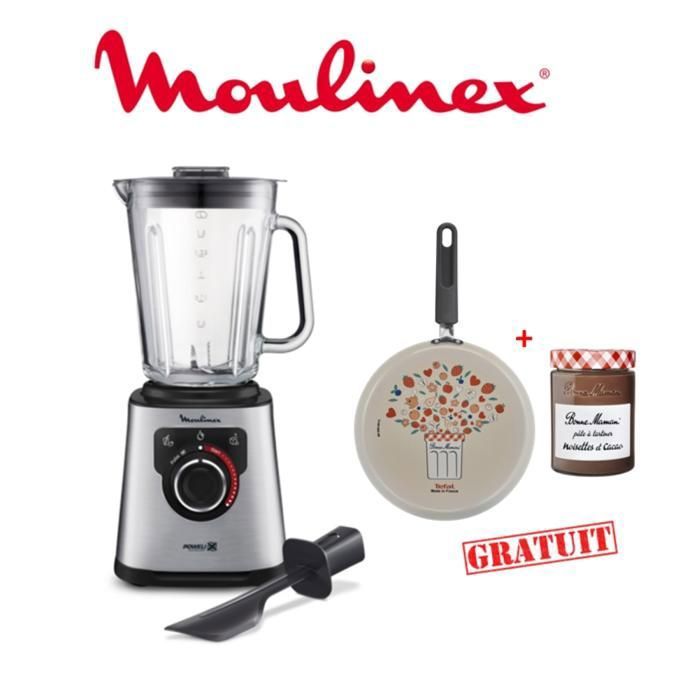 BLD LM811/LM871 PERFECT MIX 6 BLADES GLAS 1200W MOULINEX +CREPIERE EMAILLEE 25CM BONNE MAMAN PEARL B6841002 TEFAL +POT DE PATE A TAR