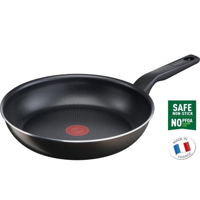 POELE PROFONDE 26CM NOIRE TEFAL