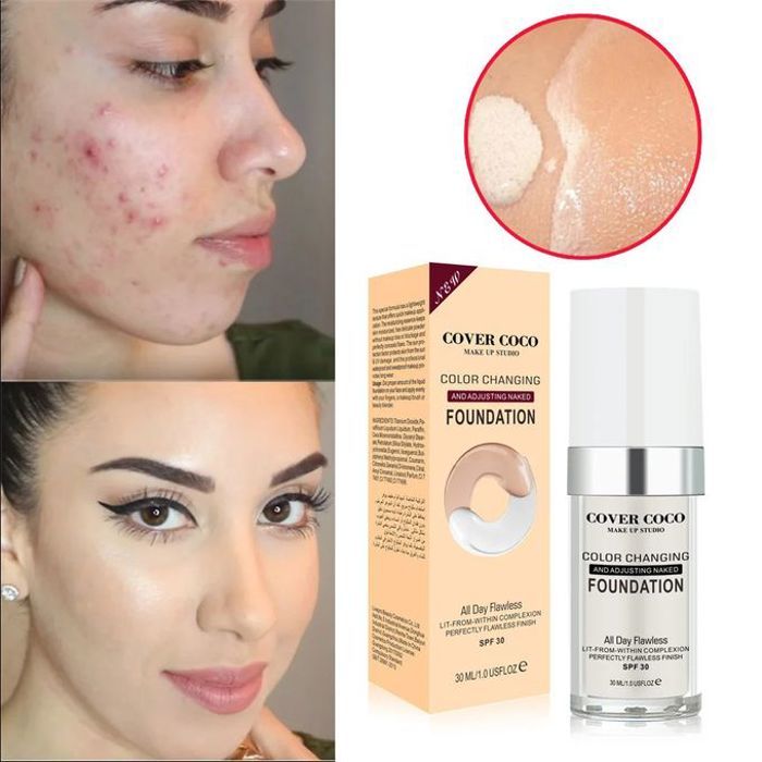 COVER COCO Fond de teint waterproof s'adapte à toutes les couleurs de peau