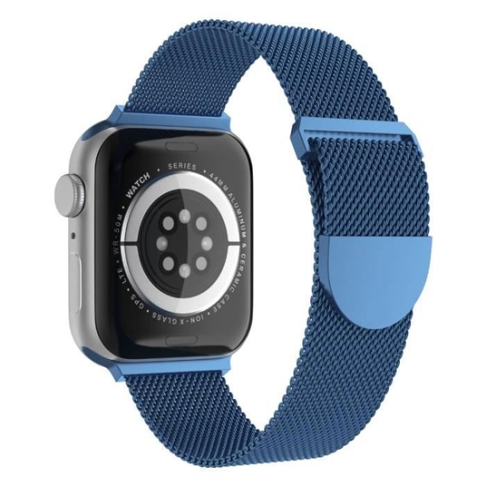 Bracelet de Montre compatible apple watch Blue 42/44/45 mm